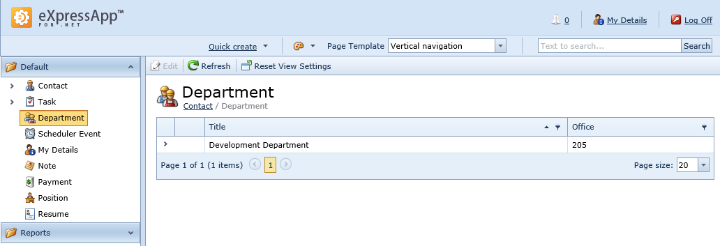With the SelectionColumnVisibilityController